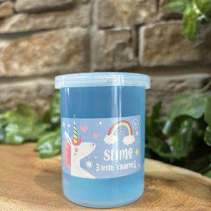 Unicorn Charm Slime Blue