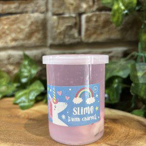 Unicorn Charm Slime Pink