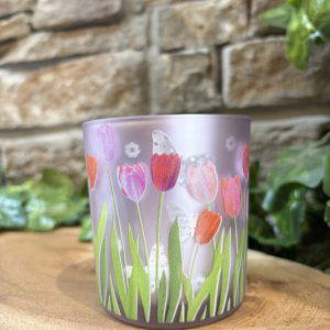 Tulips & Butterfly T.Light Holder