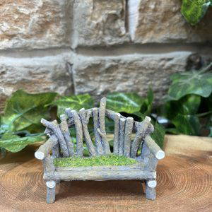 Miniature Fairy Throne Bench