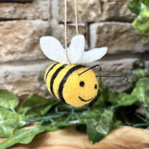 Fuzzy Bee Hanger