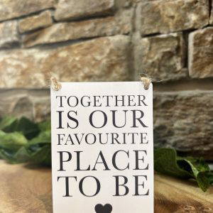 Together Mini Metal Sign