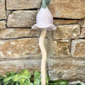 Pottery Mushroom Stake Lilac