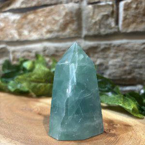 Fluorite Crystal Point Green