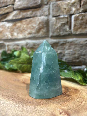 Fluorite Crystal Point Green
