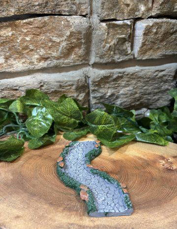 Miniature Fairy Curved Stone Path
