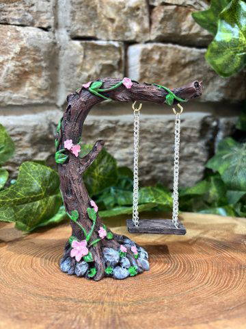 Little Pink Flower Fairy Swing