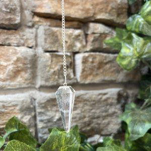 Clear Quartz Crystal Pendulum