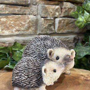 Hedgehog With Hoglet Ornament