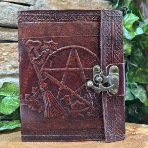 Pentagram & Ivy Journal With Hasp