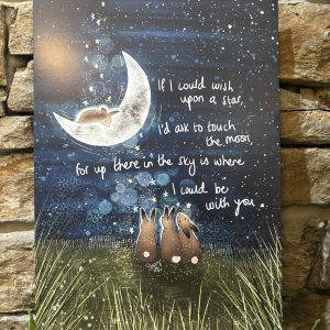 Fox Under Moon Print With You In The Sky