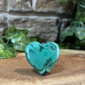 Malachite Crystal Heart 4cm