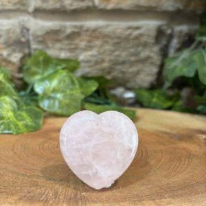 Rose Quartz Crystal Heart 4cm