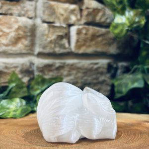 Selenite Crystal 9 Tail Fox