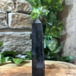 Black Tourmaline Crystal Point 10cm