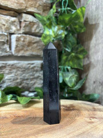 Black Tourmaline Crystal Point 10cm