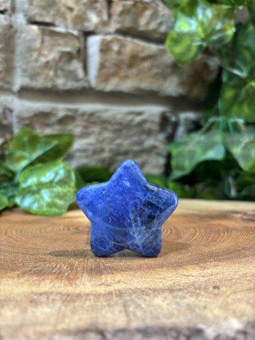 Sodalite Crystal Puff Star 4cm