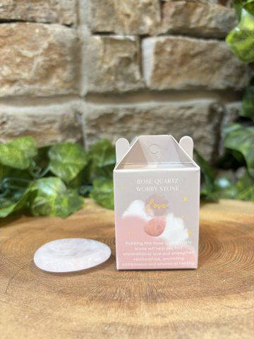 Crystal Worry Stone Rose Quartz