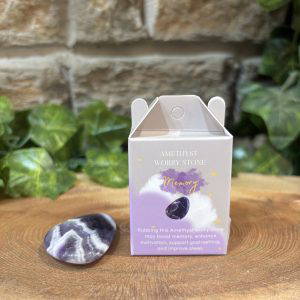 Crystal Worry Stone Amethyst