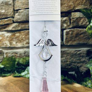 Angel Suncatcher Pink