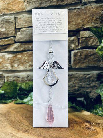 Angel Suncatcher Pink