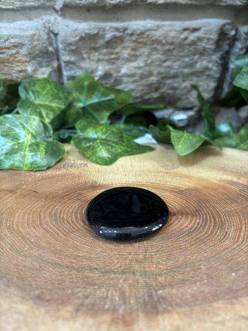 Obsidian Crystal Smooth Stone - Image 2