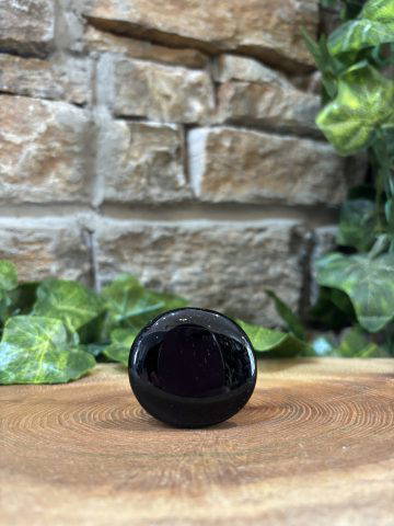 Obsidian Crystal Smooth Stone