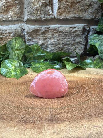 Cherry Quartz Crystal Worry Stone