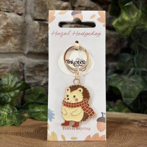 Hazel Hedgehog Keyring