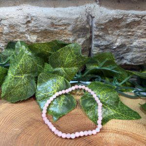 Rose Quartz Faceted Crystal Bracelet