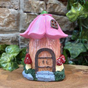 Little Pink Flower Fairy House