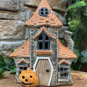 Haunted Halloween Ceramic House