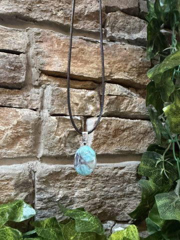 Amazonite Crystal Tumble Necklace