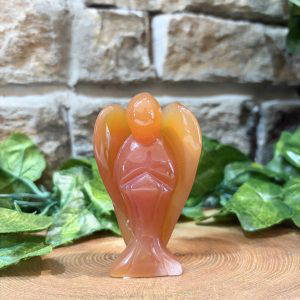 Carnelian Crystal Angel 8cm