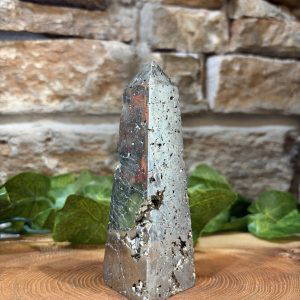 Pyrite Crystal Obelisk Tower 11cm