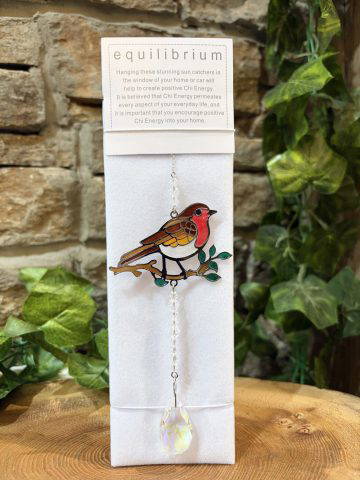 Robin Suncatcher Clear Crystal