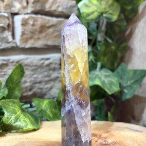 Fluorite Crystal Point 4.5”