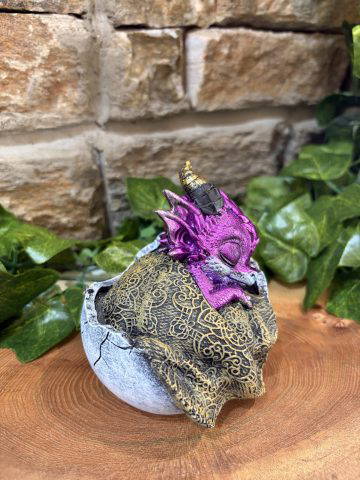 Shellbound Sleeping Baby Dragon Ornament - Image 2
