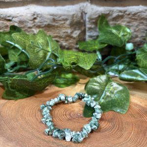 Crystal Chip Bracelet Snake Dragon Jade