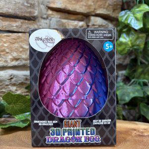 3D Printed Large Dragon Egg Purple