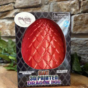 3D Printed Large Dragon Egg Red