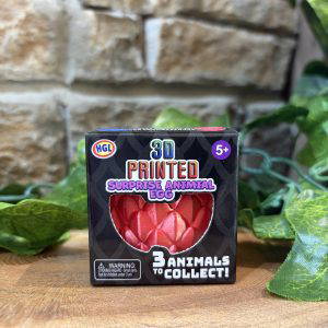 3D Printed Surprise Egg Red