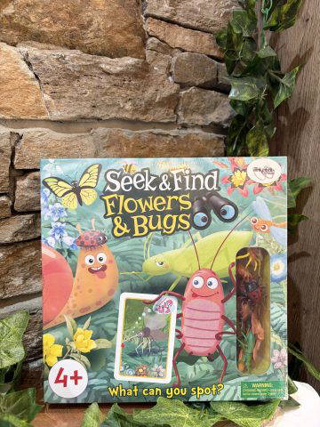 Seek & Find Flowers & Bugs Game
