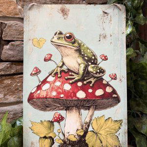 Frog Vintage Metal Sign